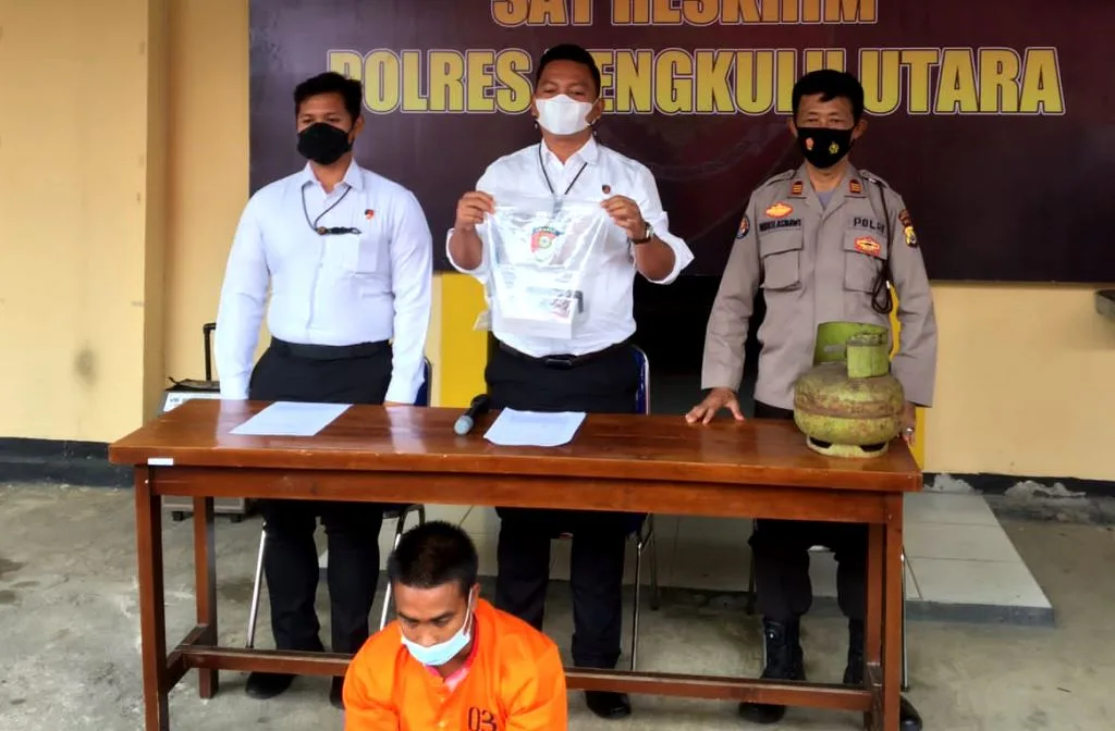 Karena Curi Hape dan Tabung Gas Seorang Pria Ditangkap