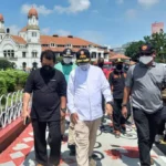 Kasatpol PP Kota Semarang Tegur Pengelola Parkir Obyek Wisata Lawang Sewu
