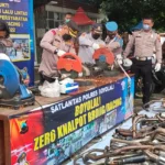 Polres Boyolali Musnahkan 300 Knalpot Brong Hasil Razia