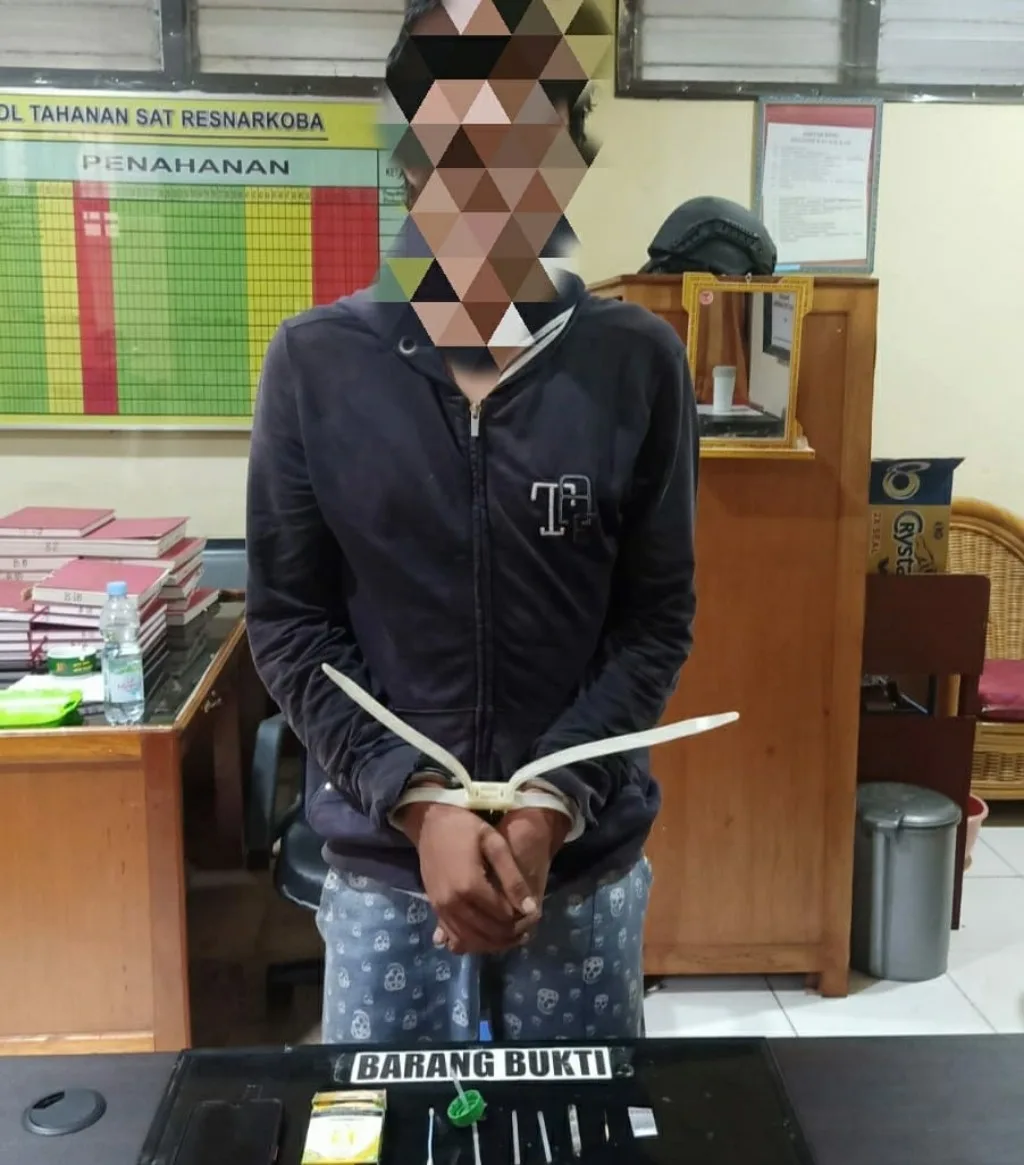 Usai Beli Sabu, Pemuda Sawah Lebar Ditangkap