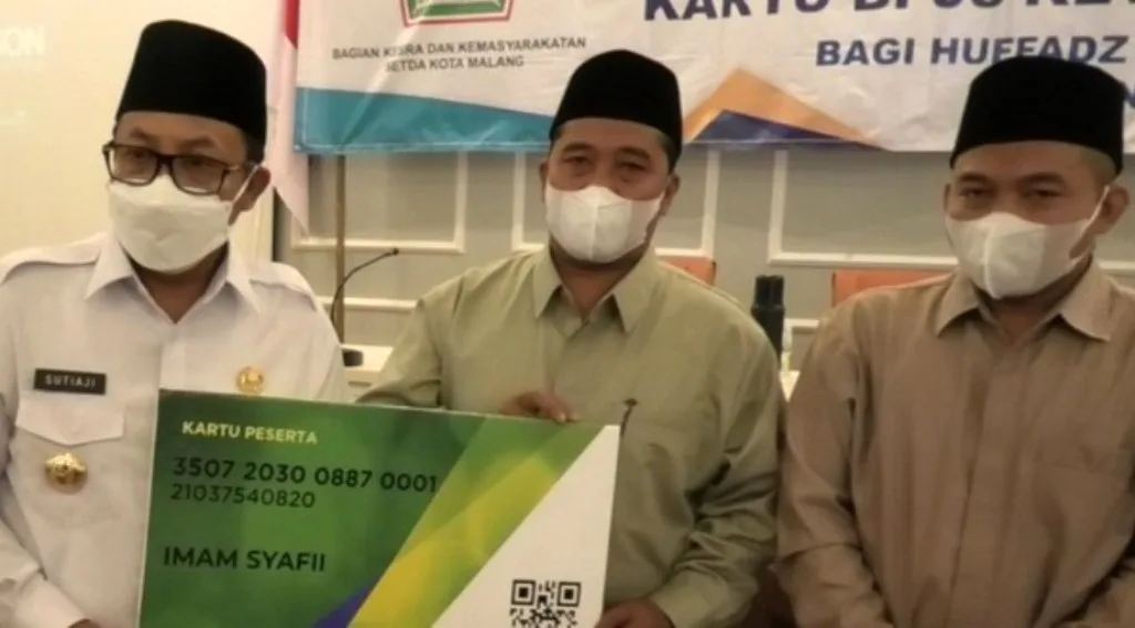 95 Hufaz Terima Santunan dan BPJS dari Pemkot Malang
