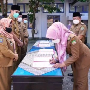 Diskominfotik Provinsi Bengkulu Teken Perjanjian Kinerja Sebagai Bentuk Komitmen
