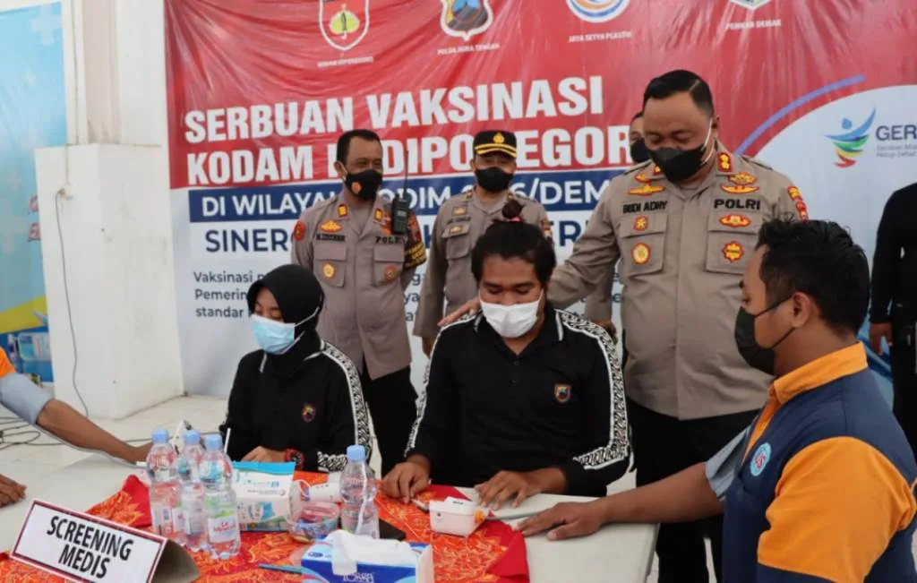 Kapolres Demak Dorong Percepatan Vaksinasi Dosis Kedua dan Booster