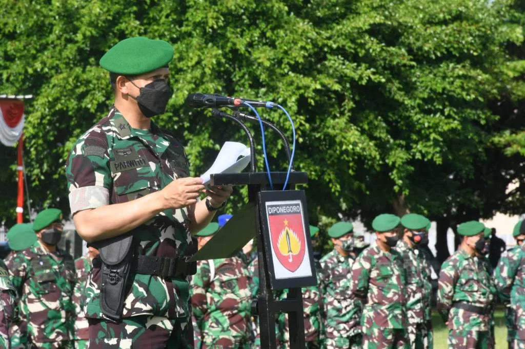 Kasdam IV/Diponegoro Pimpin Apel Gelar Pasukan Penutupan Drill Latihan Purkota