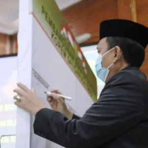 Mewakili Gubernur Rohidin, Sekda Hamka Hadiri Pencanangan Pembangunan Zona Integritas 2022