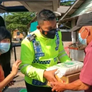 Perayaan IMLEK di Razia Anggota Polisi Lalu lintas