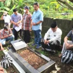 Rangkaian HPN 2022, PWI Jateng Ziarah Makam Tokoh Wartawan