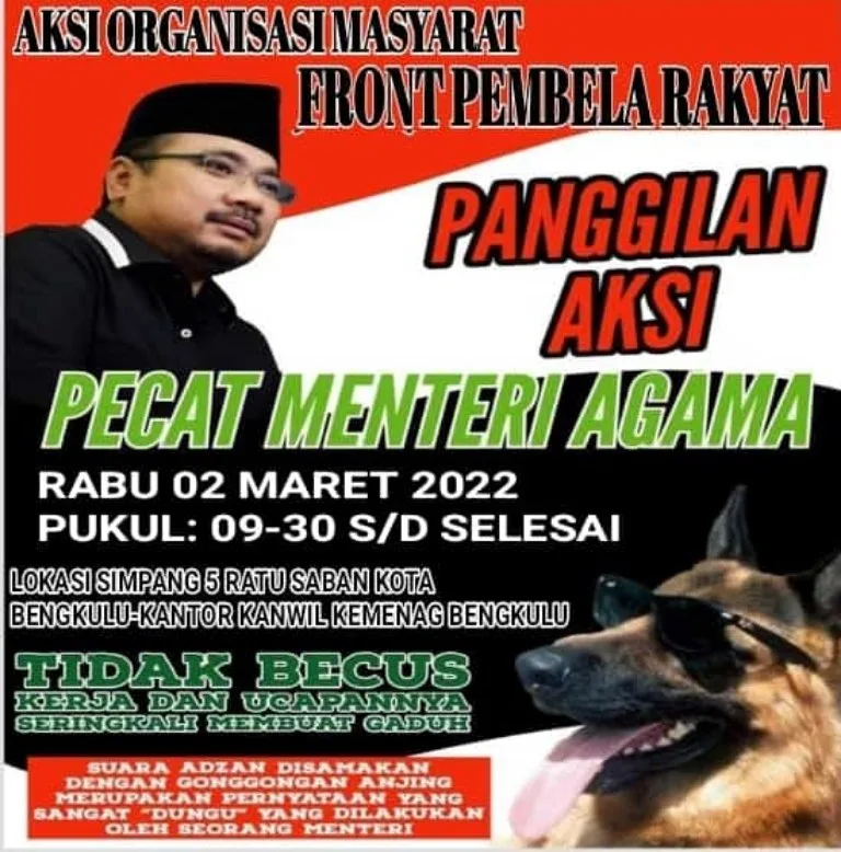 Selain Tuntut Pecat Menteri Agama, FPR Akan Ungkap Dugaan Korupsi
