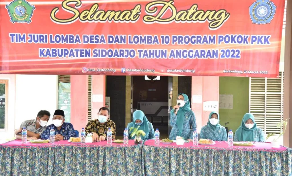 6 Desa Terpilih Ikut Lomba 10 Program Pokok PKK Kabupaten Sidoarjo