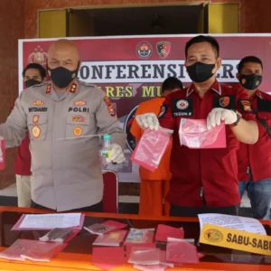 Amankan Warga Ipuh, Polres Mukomuko Sita 3 Paket Sabu