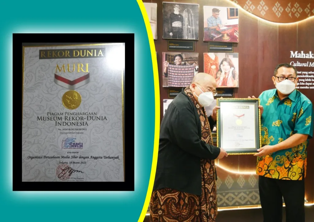 Anggota Terbesar di Dunia, SMSI Raih Rekor MURI