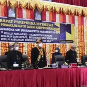 DPRD Mukomuko Gelar Rapat Paripurna Peringati HUT Kabupaten Mukomuko