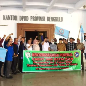 DPRD Provinsi Bengkulu Dikunjungi SPSI Bengkulu