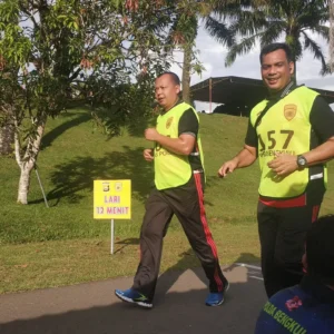 Dukung Pelayanan, Polda Bengkulu Laksanakan Tes Jasmani Berkala Bagi Anggota