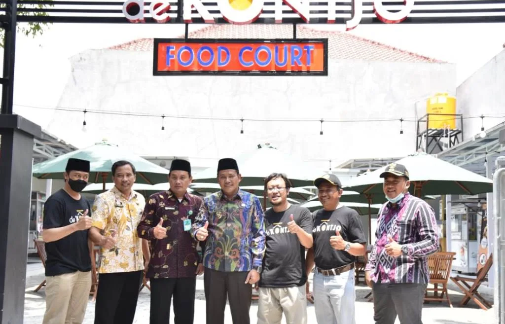 Dukung UMKM, Wabup Sidoarjo Resmikan Food Court De’Kontjo