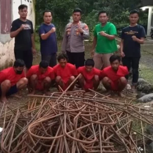 Gerombolan Maling Besi Puluhan Juta di Pemalang Dibekuk Polisi