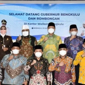 Helmi dan Rohidin Sinergikan Program Pemkot dan Pemprov Bengkulu