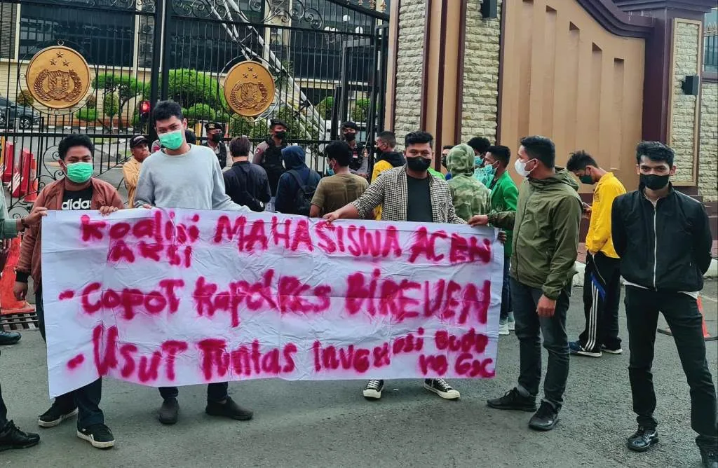 Mahasiswa Desak Kapolri Copot Kapolres Bireuen, Terkait Investasi Bodong