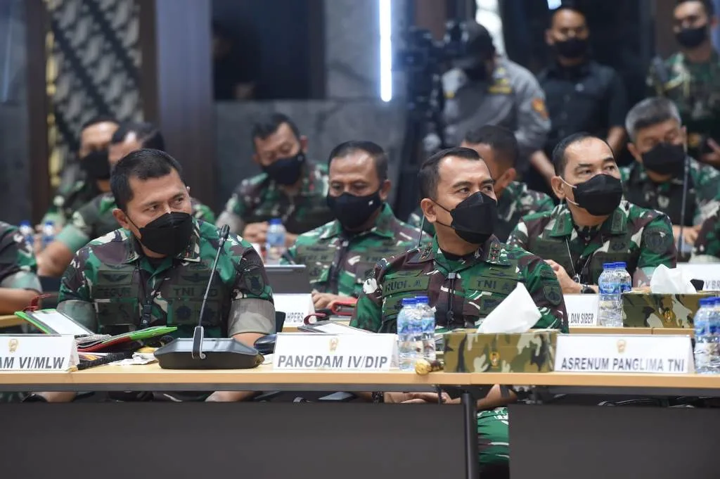 Pangdam IV/Diponegoro Hadiri Rapim TNI AD TA 2022 yang Dipimpin Oleh Kasad