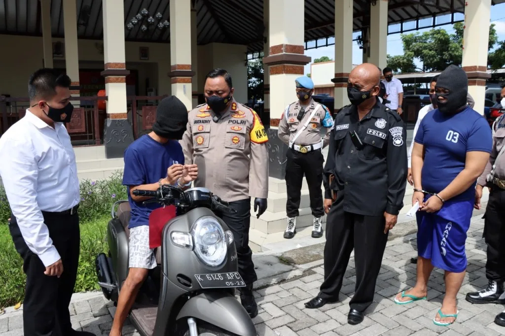 Pelaku Begal Diringkus Satreskrim Polres Demak