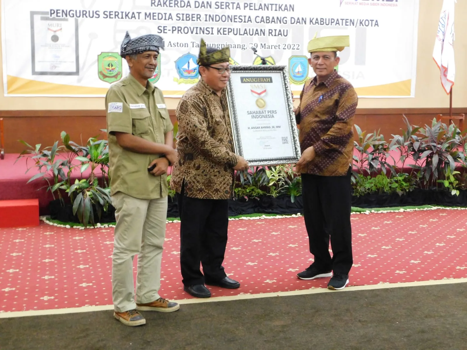 Pelantikan Pengurus SMSI Se-Provinsi Kepri