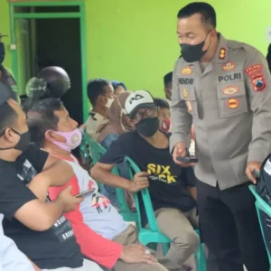 Percepat Vaksinasi, Polres Banjarnegara Lakukan Program Keroyok Vaksin
