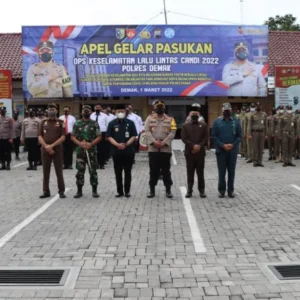 Polres Demak Gelar Operasi Keselamatan Candi 2022