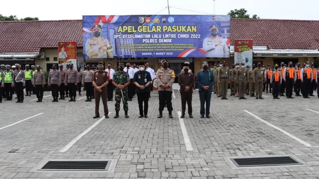Polres Demak Gelar Operasi Keselamatan Candi 2022