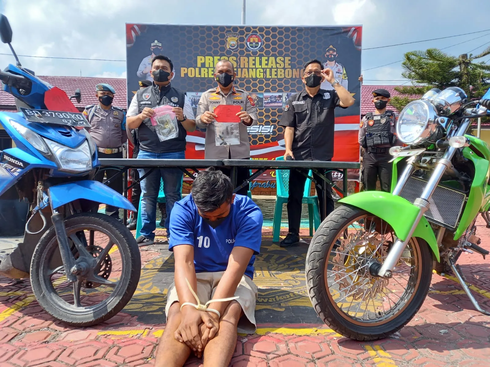 Polres RL Tangkap Kenek Truk Saat Sedang Mencuri Motor