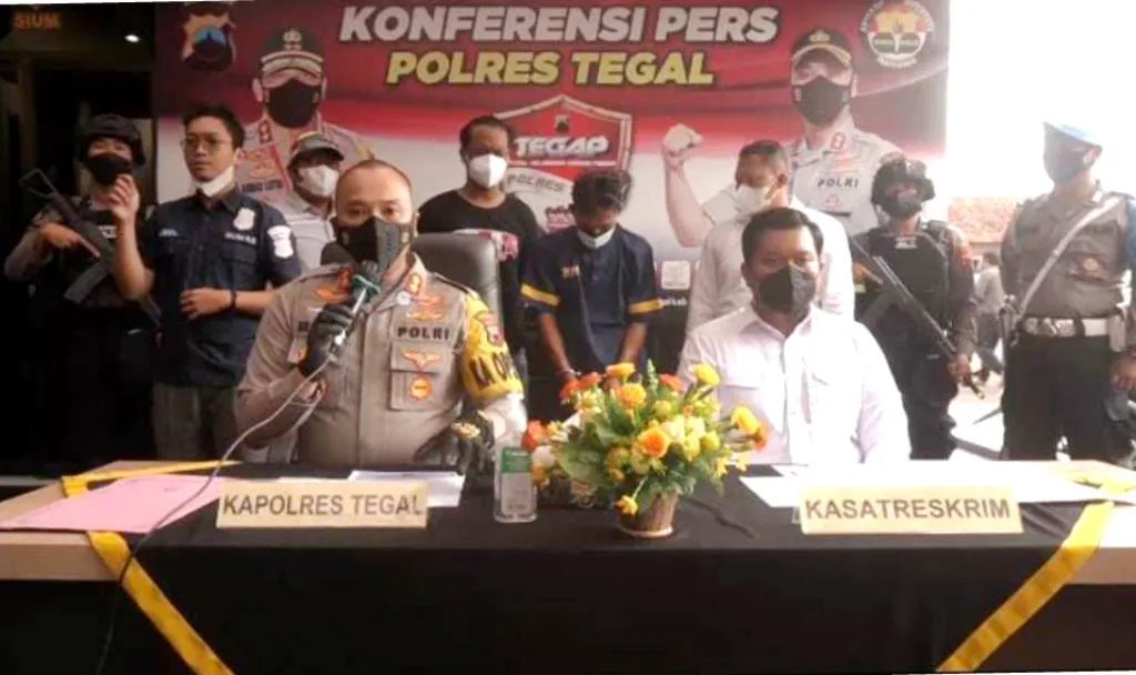 Polres Tegal Ungkap Pembunuhan Wanita Dibuang di Irigasi Sawah