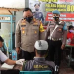 Ratusan Tukang Ojek Wisata Jadi Prioritas Vaksinasi Polres Demak