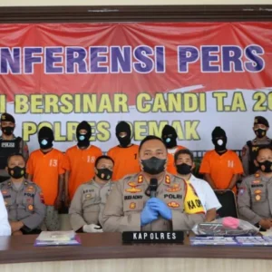 Satresnarkoba Polres Demak Tangkap 5 Pengedar Sabu di Kota Wali