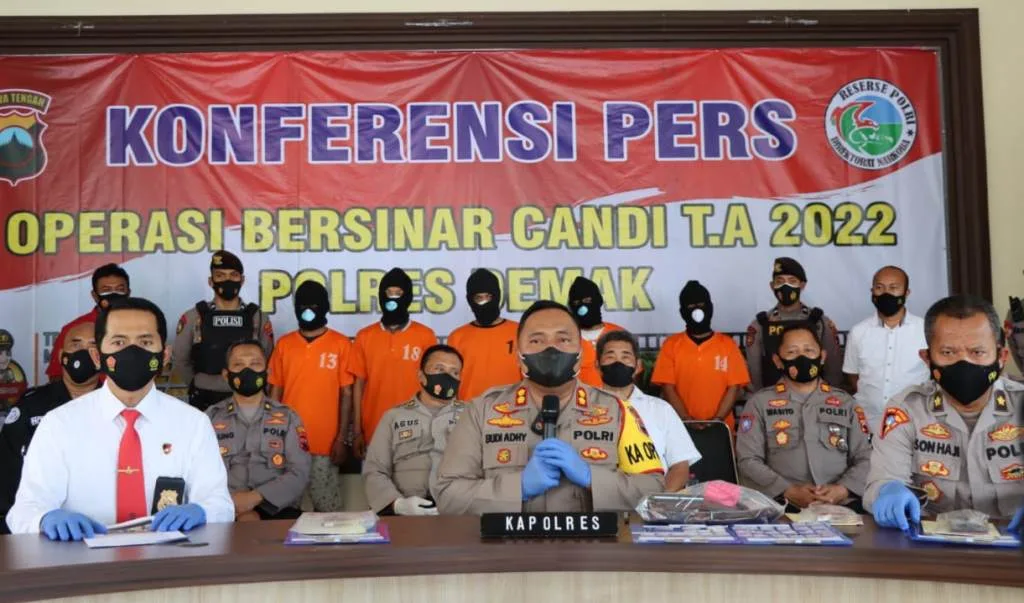 Satresnarkoba Polres Demak Tangkap 5 Pengedar Sabu di Kota Wali