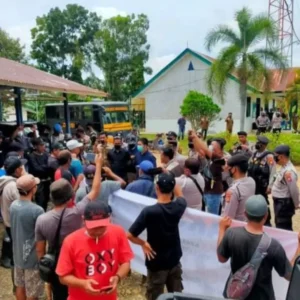 Serikat Tani Mukomuko Unjuk Rasa di Wilayah PT DDP