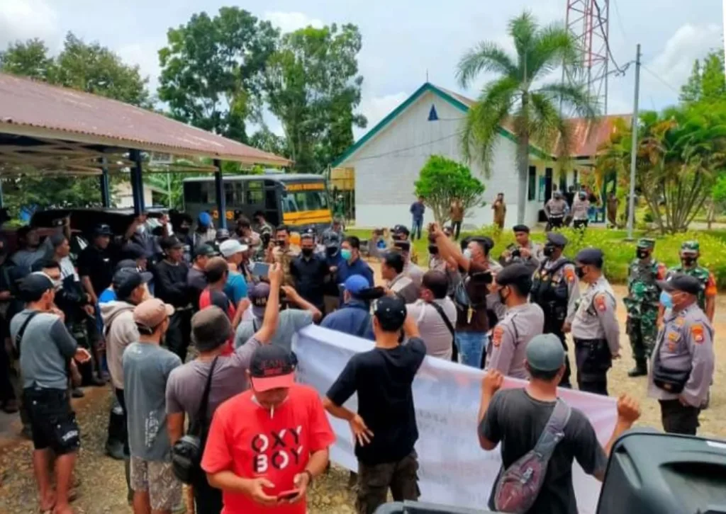 Serikat Tani Mukomuko Unjuk Rasa di Wilayah PT DDP