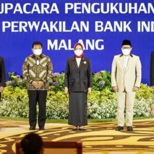 Sutiaji Ajak Perkuat Sinergi di Pengukuhan Kepala Perwakilan BI Malang