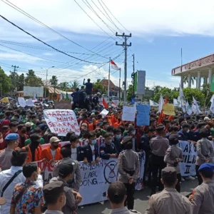 Aksi Unjuk Rasa 11 April 2022 di Bengkulu