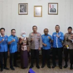 Audensi, KNPI dan Polda Siap Lanjutkan Sinergi Program