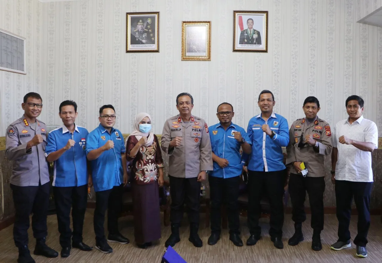 Audensi, KNPI dan Polda Siap Lanjutkan Sinergi Program