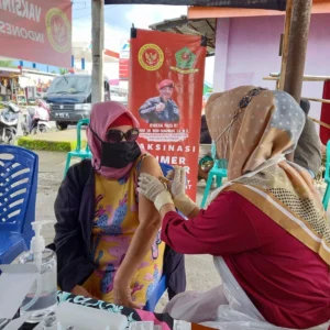 Buka Pos Vaksinasi di Rejang Lebong, BIN Sasar Pemudik