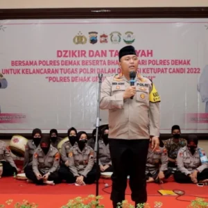 Dukung Tugas Polri, Bhayangkari Polres Demak Gelar Do’a dan Dzikir