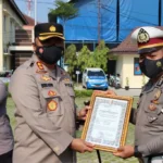 Kapolres Demak Beri Penghargaan Kepada Anggota Berprestasi