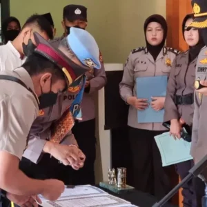 Kapolres Rejang Lebong Pimpin Sertijab Kasat Resnarkoba