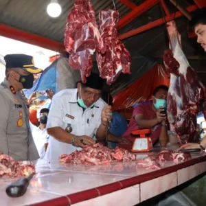 Kapolres Rejang Lebong Tinjau Ketersediaan Pangan