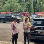 Kapolri Tinjau Pos Pengamanan di Seberang Istana Negara