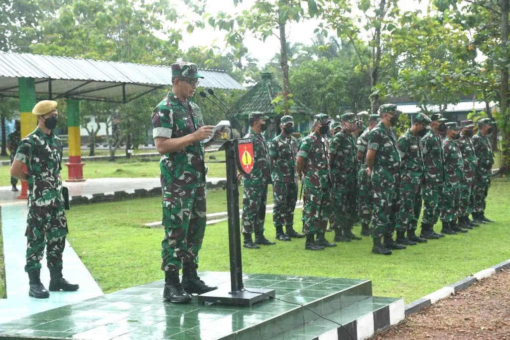 Kasdam IV/Diponegoro Pimpin Riksiapops Satgas Yonif 405/Surya Kusuma