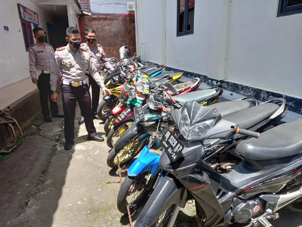 Motor Balap Liar Diamankan Polres RL, Dikembalikan Setelah Lebaran
