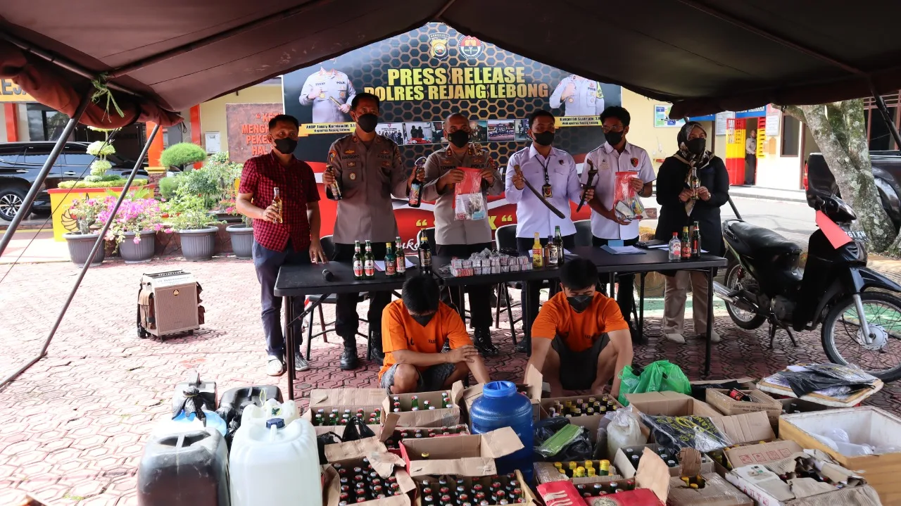 Ops Pekat Nala, Polres RL Amankan 17 Orang Berbagai Kasus