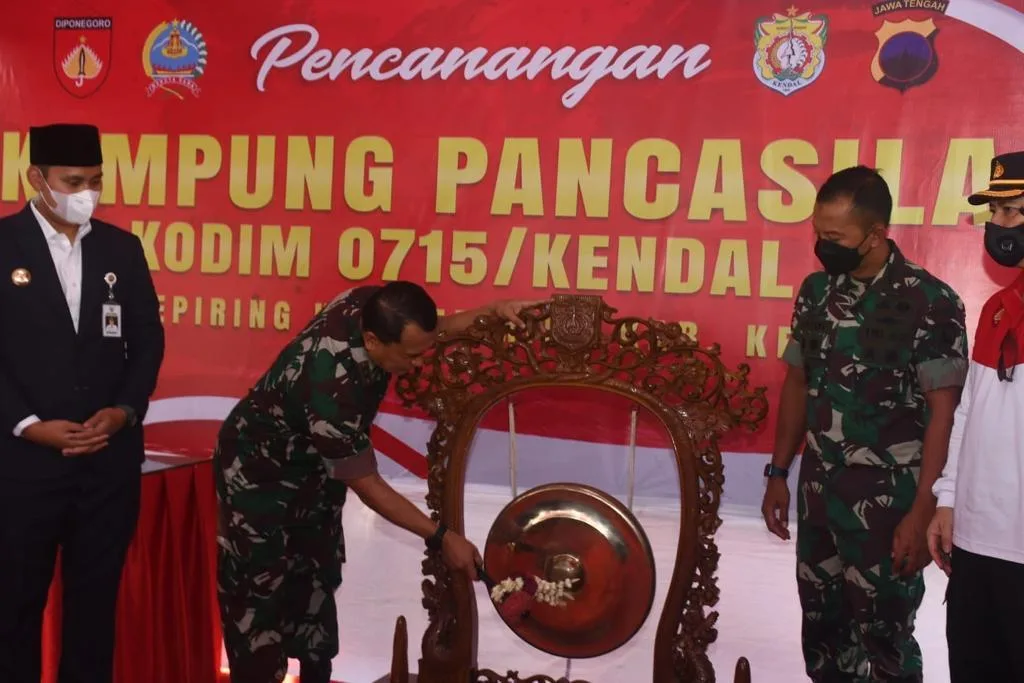 Pangdam IV/Diponegoro Canangkan Kampung Pancasila di Kendal