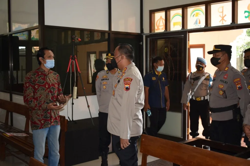 Pastikan Kemananan Paskah, Polres Demak Siagakan Personel